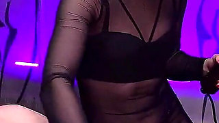 Mistress Ledanaja Electro Punishment Facesitting CBT Bound on the Rack Part 1.mp4