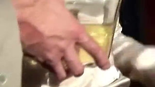 Submissive secretary gets fucked and spanked