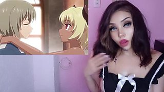 Busty Succubus Fucks Village Men - Hentai Anal Creampie with Big Natural Tits