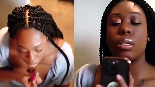 Ebony Bbw Is Tryna Get Fucked Before She Gets Married