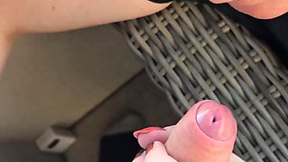 I Play with My Cat on My Terrace and Suck a Cock Until I Receive His Sperm
