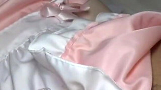 Adorable Pink Maid and Future College Teacher Greets You with Her Sweetest First Hello