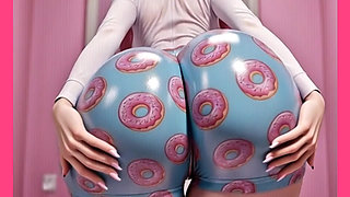 Redhead slut super big ass animation