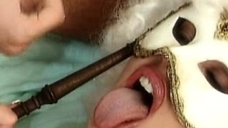 Sexy blond blowjob babe fucked