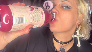 2 Tiny Men Snuck Into My Smoothie! Giantess Swallowing