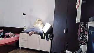 Amateur Wife Has Fun Trying on Clothes That She Cuts