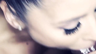 Sexy Latina Marie Monet Gives Sloppy Blowjob