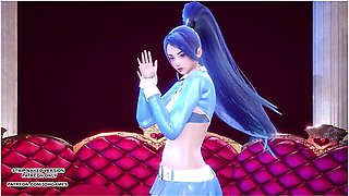 [mmd] Sunmi - Heart Burn Kaisa Sexy Kpop Dance League Of Legends Kda Uncensored Hentai