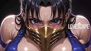 Kitana Mortal Kombat Solo: Screaming Orgasms + Intense Fuck