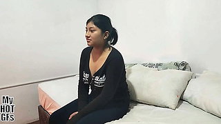 Kiomi's Porn Casting Blowjob - Petite Latina Amateur Swallows Cum