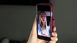 Busty blonde mature solo masturbation for webcam