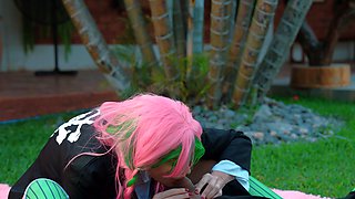 Innocent Mitsuri receives a tremendous anal from Tanjiro