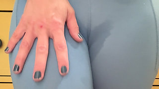 Sweaty Pussy in Lycra Spandex