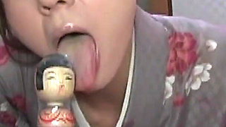 Kimono Erotica: Kokeshi Insertion Play -1