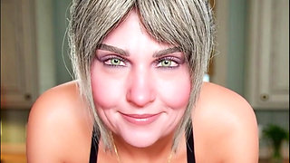 Young Worker and 60 Yo Big Tits Horny Granny Woman