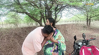 Kavita Bhabhi Fuck in jungle with Tatya in doggy style ass licking blowjob and dirty cum in mouth