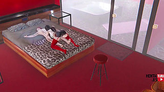 Hentai Asian Girls Blowjob to His Step-brother