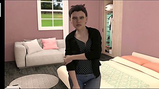 Ecchi manga babe with a big ass and massive tits