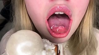 Shye White Pearl Countess Swallowing Fantasy