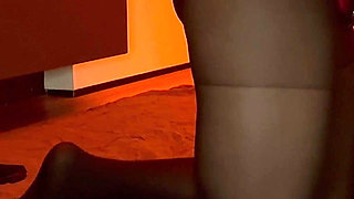 Gentle Pegging at Fireplace