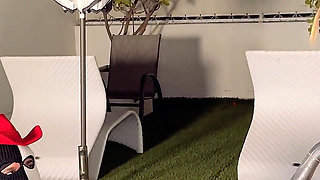 Rooftop Pegging - Mars Solo & Cowboy Strapon