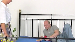 Busty deepthroat loving mature gets rough fisted