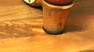 Worn Heels, Soft Soles - Slow Dangling in Stockings