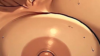 Sexy Nude Women in Bathroom 3D