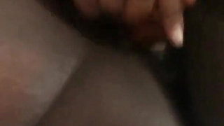 Stimulating My Clit with Wand Fucking My Pussy with Big Dildo