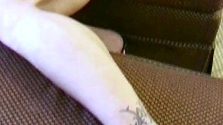 Close up cock jerking solo