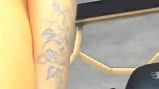 A Girl with Glasses and Hair Is Dancing and Being Controlled by a Fantar with a Loving Toy, P5