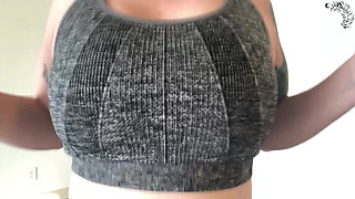 Bouncing My Boobs in Sports Bras
