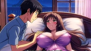 Step sister share bed with step brother in hotel