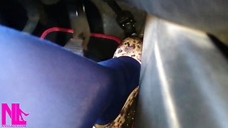 Driving Fast in Flowered Ballet Flats
