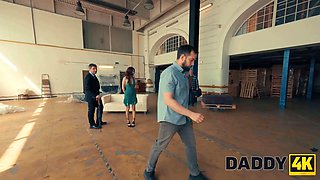 Daddy4k. my cunt got too wet when he caught us...