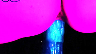Neon Raver Lays a Clutch of Eggs in Uv Then Pushes Them All Out and Pisses: Ovipositor and Egg Play Seduction