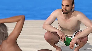 Tacos Married Man Got Head From Slutty Girl in the Toilet After That He Watched His Wife Parading Topless on the Beach Ep 94