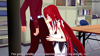 Rias Gremory Maid Cosplay sex - DXD NTR Madness Series