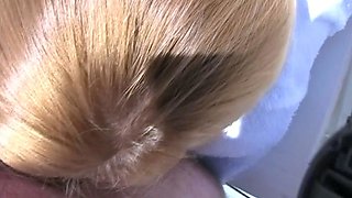 Hot Blonde Washes Car Toys Ass On Cam Big Boobs