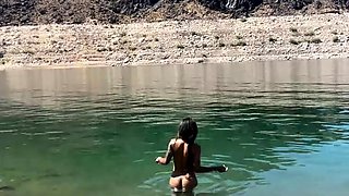 Amateur wild chick solo masturbation