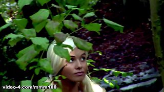 Medieval double penetration outdoors with the sublime blonde Nikki Sun - MMM100