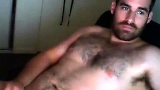 Amateur Daddy Hunk Strokes His Big Cock