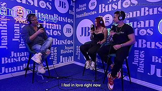 Kaeelen Garcia the Naughty Redhead Flashes Her Curves Before JuanBustos Massive Cock Slams Her D