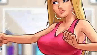 Summertime saga: finding the exams, and dick-riding in the college locker room ep 203