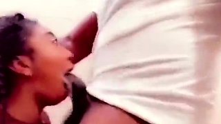 Truck Stop Blowjob - She Takes My Big Cock in the Bathroom