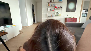 MILF Fantasy: Getting Late for Work and Has to Rim Boss and Swallow His Sperm