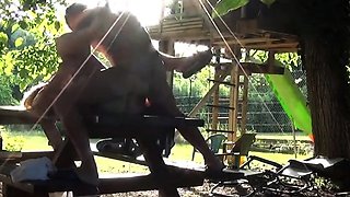 Big-Ass MILF Helene's Outdoor Adventure