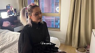 Flexible Alt E-girl Sucks for Energy Beverage and Takes Deep Anal Creampie in Insane Positions