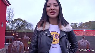 Small Thai Teenage 18+ Talk To Screw At Pickup Street Casting - German