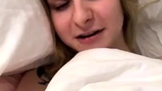 Aoife Bee Flashing Tits From The Bed